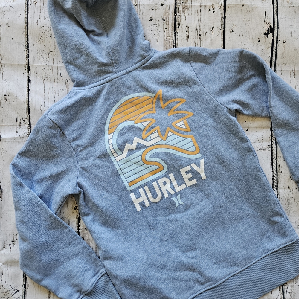 Hurley Blue Graphic Hoodie